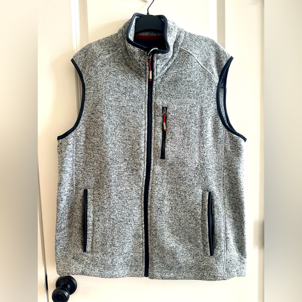 Orvis Gray Heather Fleece Vest